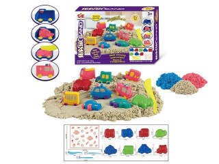Piasek kinetyczny POJAZDY 500G Bigtoys (BPLA6288)