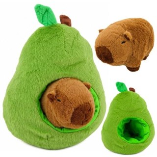 Pluszak Zielone Awokado z Kapibarą 2w1 Pluszowe Maskotka Przytulanka 35 cm [mm:] 350 35cm Lean (30978)