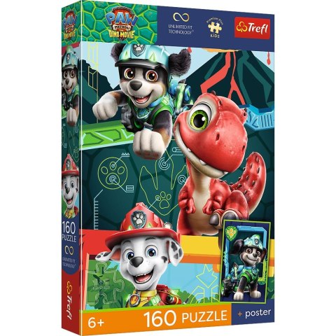 Puzzle Paw Patrol PREMIUM PLUS KIDS Dinozaurowa przygoda 160 el. Trefl (15434)