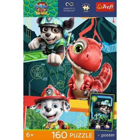 Puzzle Paw Patrol PREMIUM PLUS KIDS Dinozaurowa przygoda 160 el. Trefl (15434)
