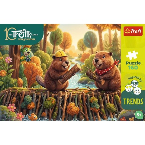 Puzzle Trefliki U Bobra 160 el. Trefl (15448)