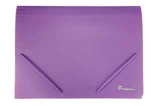 Teczka segregująca PP Titanum A4 z gumką 13 przegródek czarna (TPO12BC)