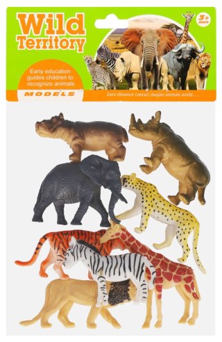 Figurka zwierzęta dzikie 8sztuk Mega Creative (594239)