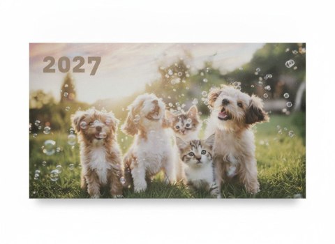 Kalendarz ścienny 2027 trójdzielny płaski 310mm x 710mm Top (400214508)