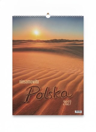 Kalendarz ścienny NIESAMOWITA POLSKA 13 planszowe 315mm x 500mm Jotan (WP116)