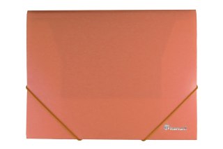 Teczka PP Titanum z gumką A4 niebieska mat (TGM4BL)