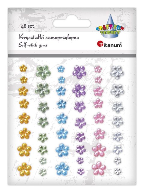Kryształki Craft-Fun Series 48 szt mix Titanum (23mH03207)