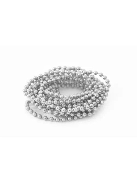 Łańcuch PEREŁKI 6MM SREBRNY 2,7M [mm:] 2700 Arpex (BG7032SRE-9867)