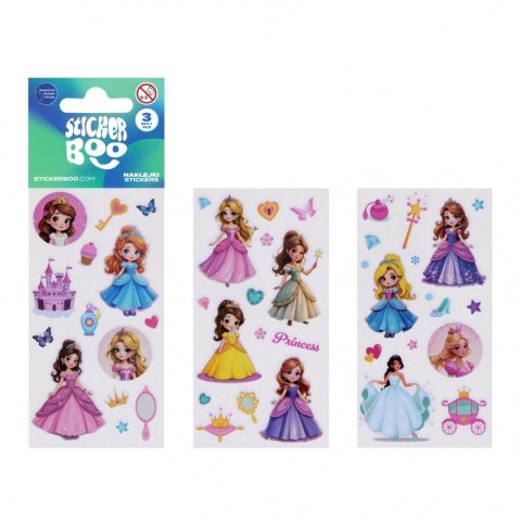 Naklejka (nalepka) Księżniczki Stickerboo (568353)