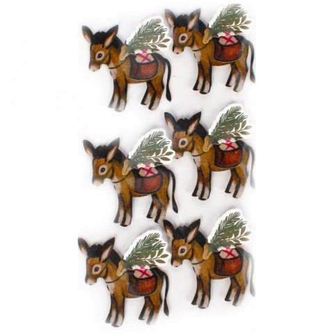 Naklejka (nalepka) Osiołek 3D Craft with Fun (501770)
