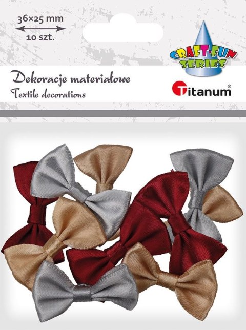 Ozdoba materiałowa Craft-Fun Series Kokardki Titanum (26CR0209-1)