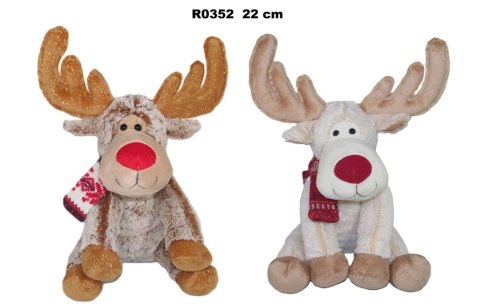 Pluszak RENIFER 2 ASST MIX 22 CM [mm:] 220 22cm Sun-Day (173928)