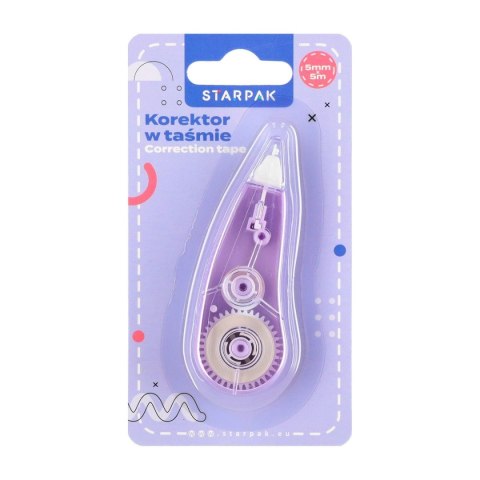 Korektor w taśmie (myszka) 5x5 [mm*m] Starpak (578535)