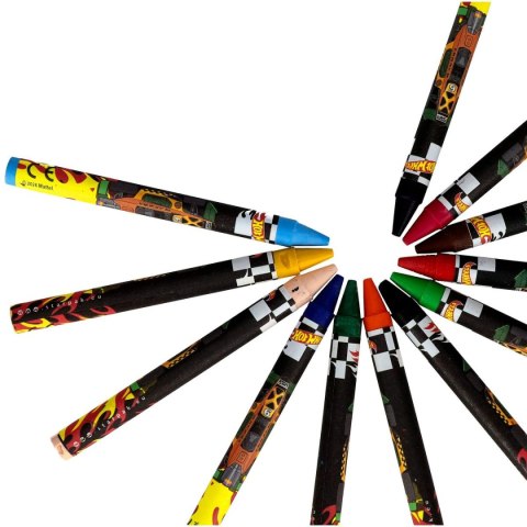 Kredki świecowe Hot Wheels 12 kol. Starpak (583722)