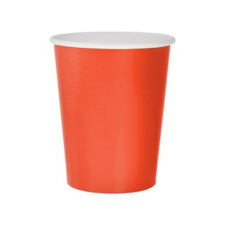 Kubek jednorazowy czerwony 14szt. papier 270ml Godan (GJ-KBCW)