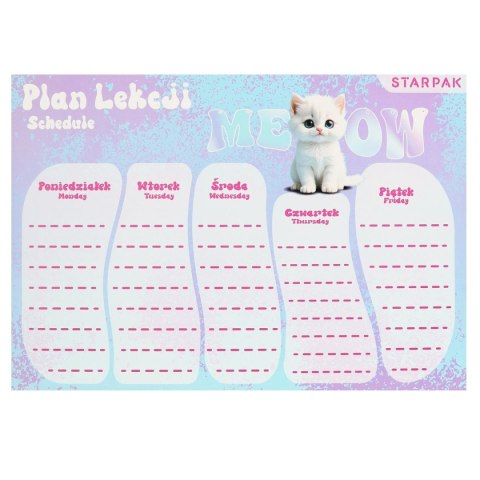 Plan lekcji CUTIES Starpak (591753)