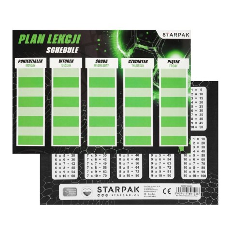 Plan lekcji Football Starpak (591761)