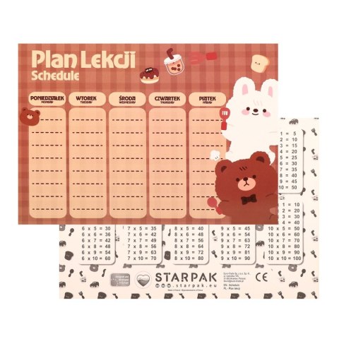 Plan lekcji KAWAII Starpak (591763)
