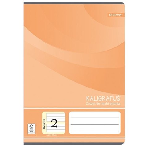Zeszyt A5 do nauki pisania 12 16k. 70g linia [mm:] 145x208 Rexus (605429)