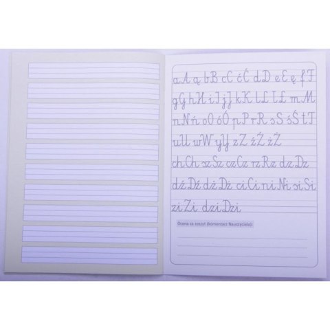 Zeszyt A5 do nauki pisania 12 16k. 70g linia [mm:] 145x208 Rexus (605429)