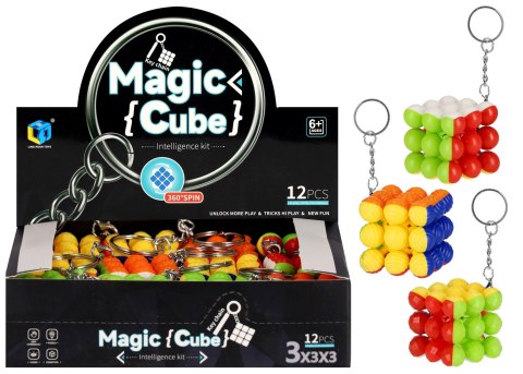 Gra logiczna KOSTKA MAGIC BRELOK 3CM Mega Creative (594002)