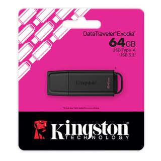 Kingston pamięć DataTraveler Exodia G2 | USB 3.2 | 64GB | czarny