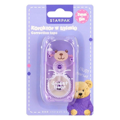 Korektor w taśmie (myszka) 5x8 [mm*m] Starpak (578538)