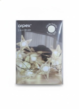 Lampki świąteczne LED GWIAZDKI Arpex (BN4007)
