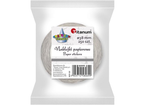 Naklejka (nalepka) Craft-Fun Series Dziekuje Naklejki na rolce Titanum (26SYF-320)