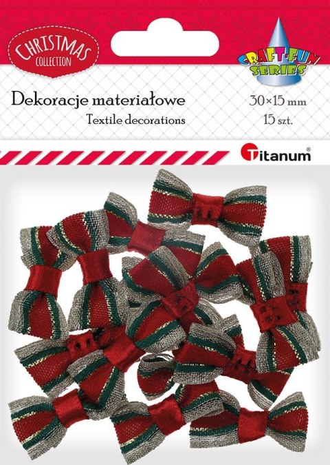 Ozdoba materiałowa Craft-Fun Series Kokardki Titanum (26CR0261)