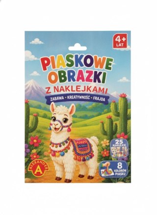 Zabawka edukacyjna piaskowe obrazki Alpaka Alexander