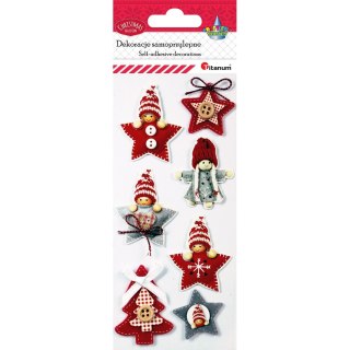Naklejki świąteczne Craft-Fun Series Boże Narodzenie Titanum (19XQ18-45)
