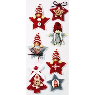 Naklejki świąteczne Craft-Fun Series Boże Narodzenie Titanum (19XQ18-45)