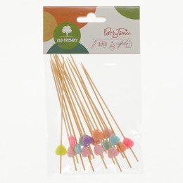 Wykałaczka Szpilki do koreczków z pastelowymi serduszkami (16 szt.) Arpex (K9908F)